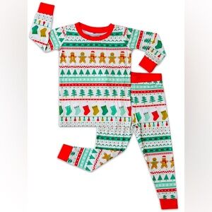 Little Sleepies Fair Isle Christmas Pajamas